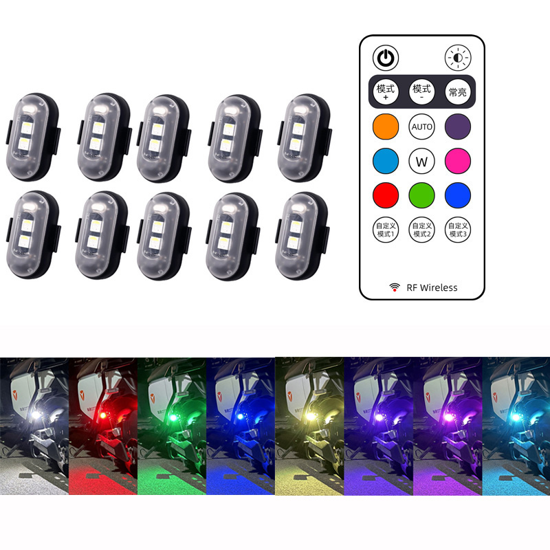 Drone Beacon Light - 10x 4x 8Colors Wireless LED Drone