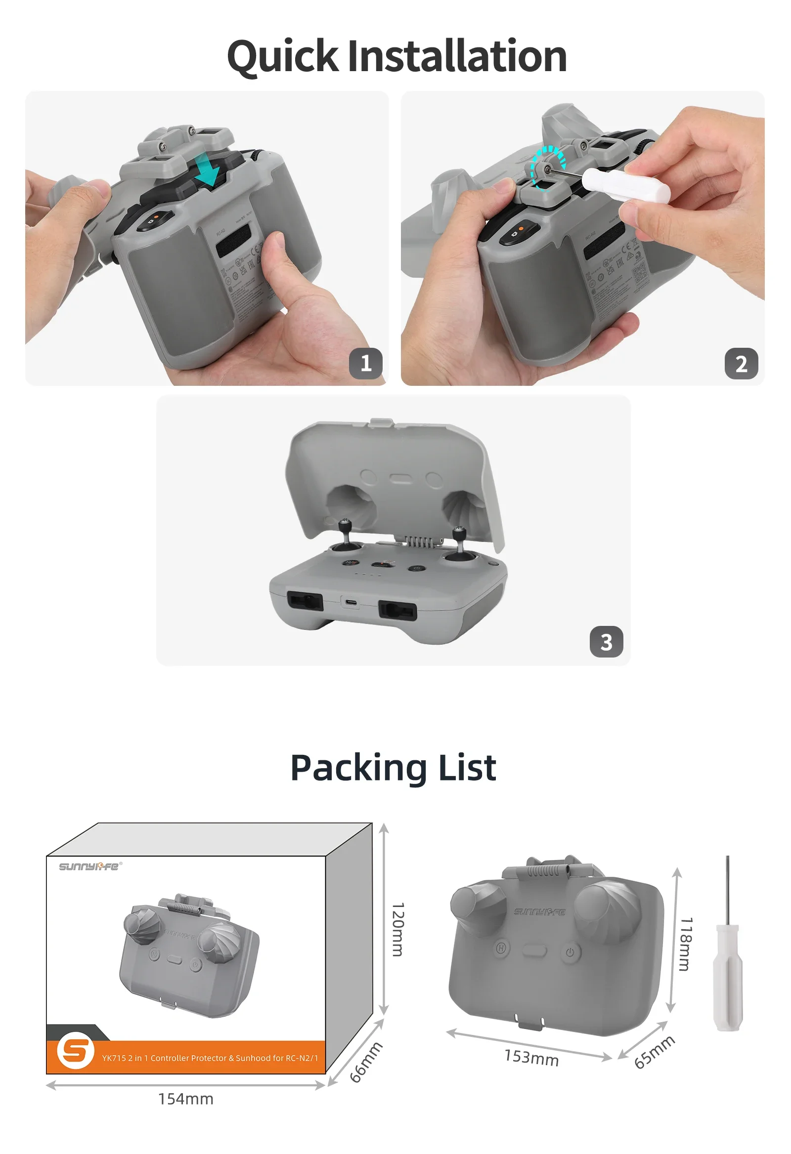 2 in 1 Controller Protector Su - Drone Control Stick review and price