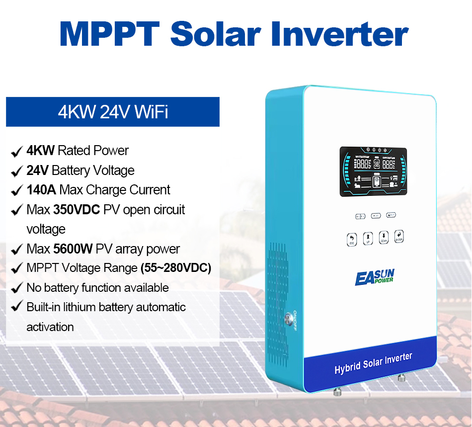 EASUN POWER 4KW Inverter 110V  - Drone Solar Charger review and price