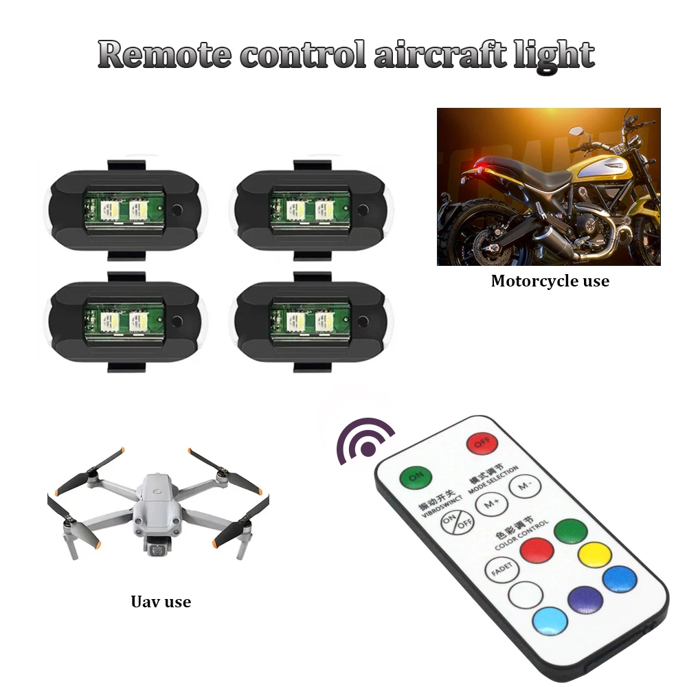 1Pcs Remote LED RGB Anti-colli - Drone Strobe Light review and price