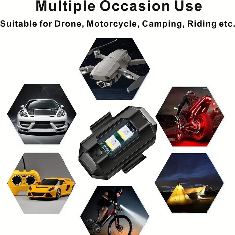 1Pcs Remote LED RGB Anti-colli - Drone Strobe Light review and price