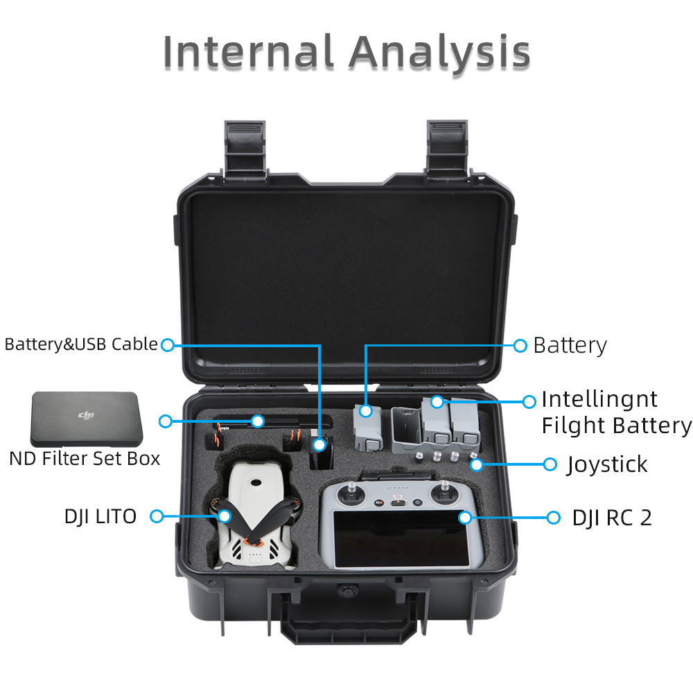 For DJI LITO 1 X1 Drone Hard S - Drone Hard Shell Case review and price
