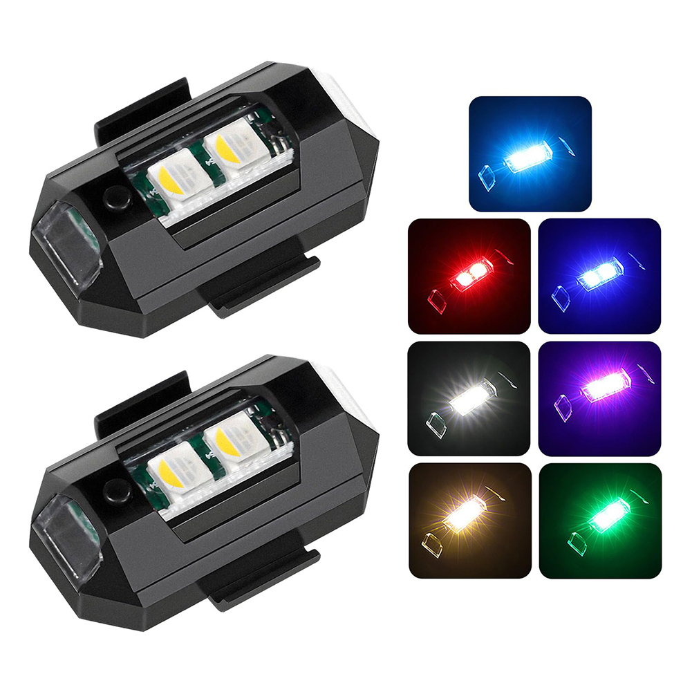 2PCS Mini LED Strobe Lights De - Drone Beacon Light review and price