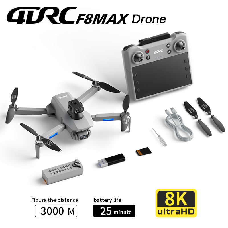 F8 MAX GPS Drone Professional  - Drone Controller Screen review and price