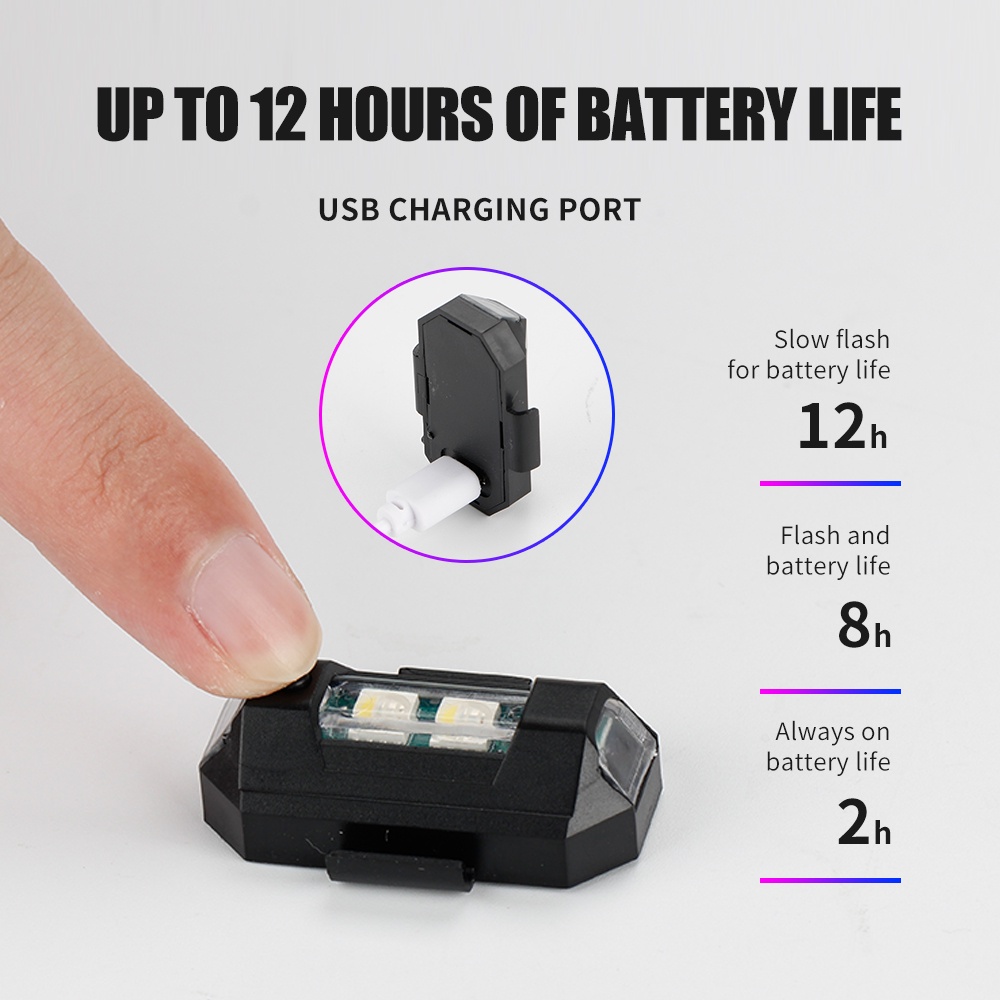 1PC 7 Color Mini USB Charging  - Drone Beacon Light review and price