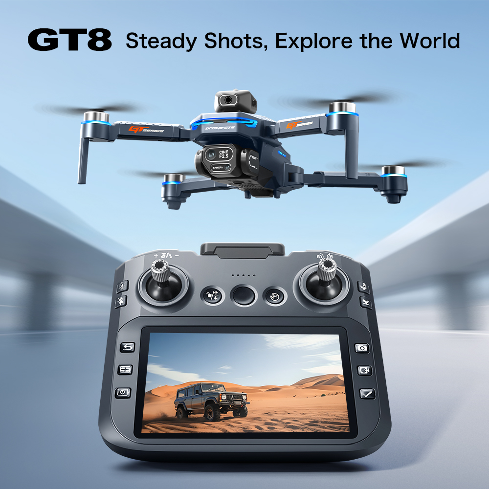 GT8 Obstacle Avoidance Aerial  - Drone Controller Screen review and price