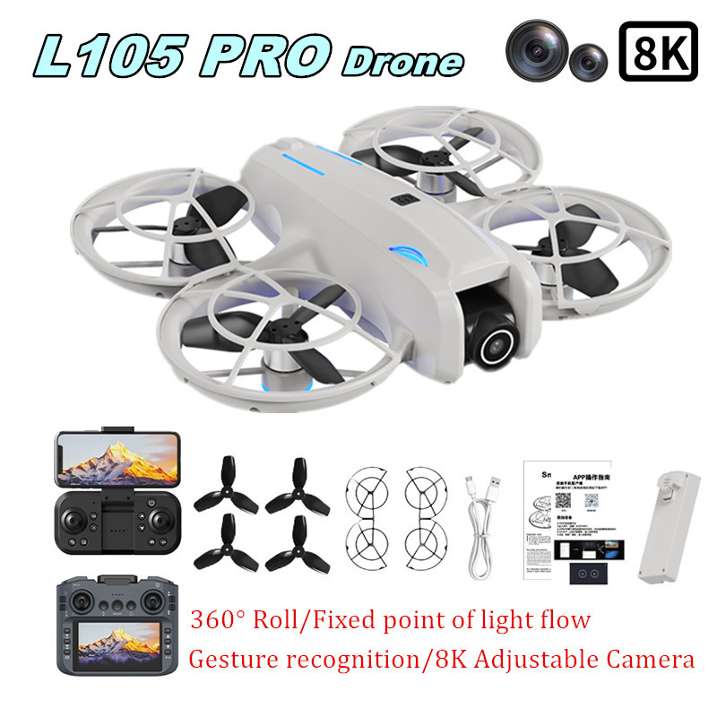 L105 PRO Drone Duel 8k Lens Fu - Drone Battery Adapter review and price