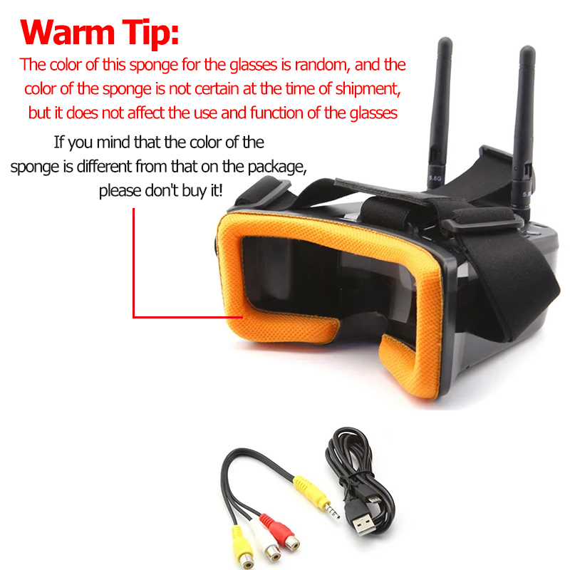 VR009 FPV Video Goggles 3Inch  - Drone Controller Screen review and price